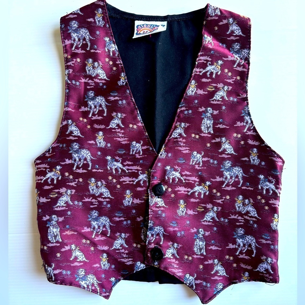 Zighi Inc Dog Vest Dalmatian Burgundy Size 3